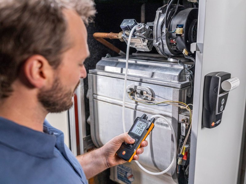 Testo 512-1 - Diferenčný tlakomer s pripojením 0–200 hPa